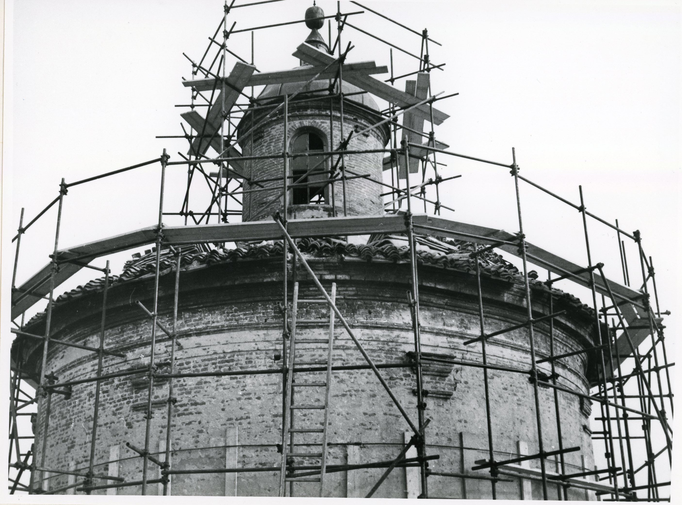 Interventi di restauro di cupola e lanterna dopo le distruzioni belliche, 1963